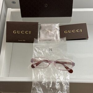 Gucci GG 5003/C 3Q7 125 Reading Frame Optical Glasses Kids ITALY